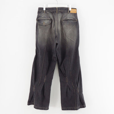 【KHOKI/コッキ】<br>Pleat-design denim pants <br>25ss-p-09