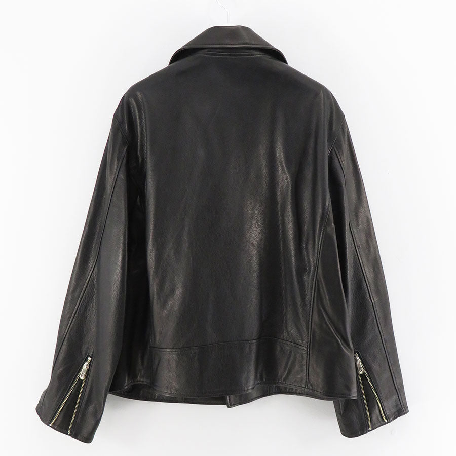 【Porter Classic/ポータークラシック】<br>PC RIDERS JACKET W/LOVE&PEACE SILVER <br>PC-017-1962