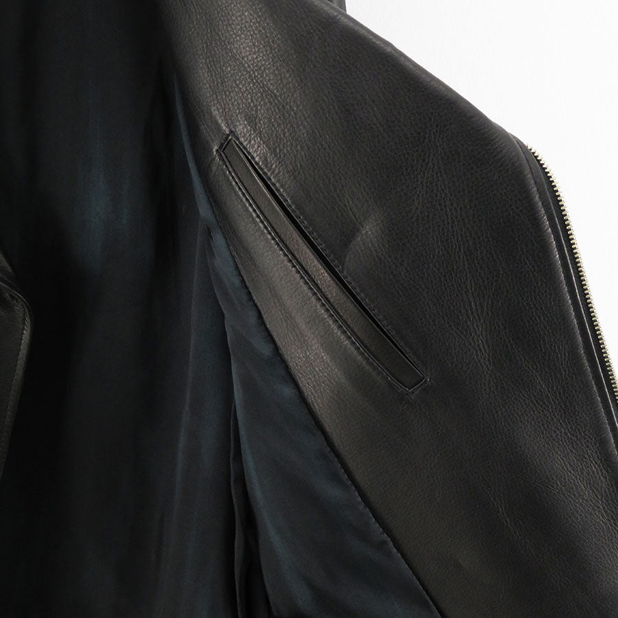 【Porter Classic/ポータークラシック】<br>PC RIDERS JACKET W/LOVE&PEACE SILVER <br>PC-017-1962