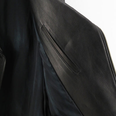 【Porter Classic/ポータークラシック】<br>PC RIDERS JACKET W/LOVE&PEACE SILVER <br>PC-017-1962