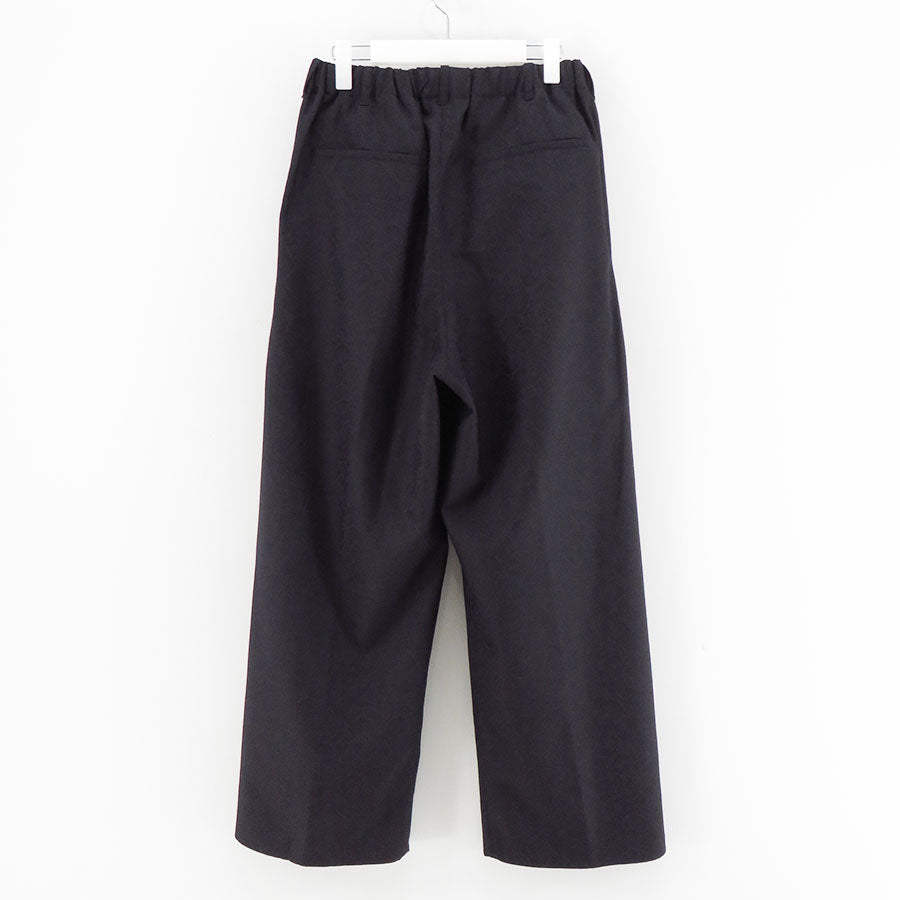 【nonnotte/ノノット】<br>Draping Elastic In Tuck Wide Trousers <br>N-25S-027