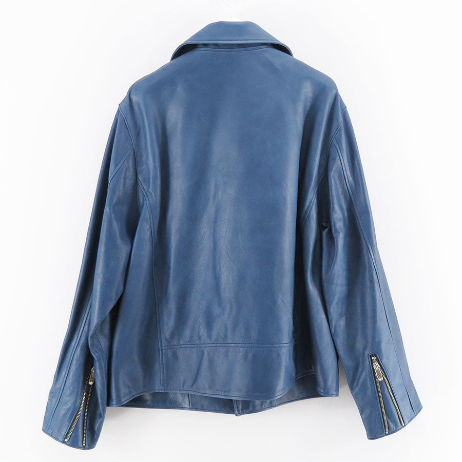 【Porter Classic/ポータークラシック】<br>PC RIDERS JACKET W/LOVE&PEACE SILVER <br>PC-017-1962