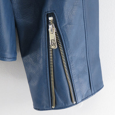 【Porter Classic/ポータークラシック】<br>PC RIDERS JACKET W/LOVE&PEACE SILVER <br>PC-017-1962