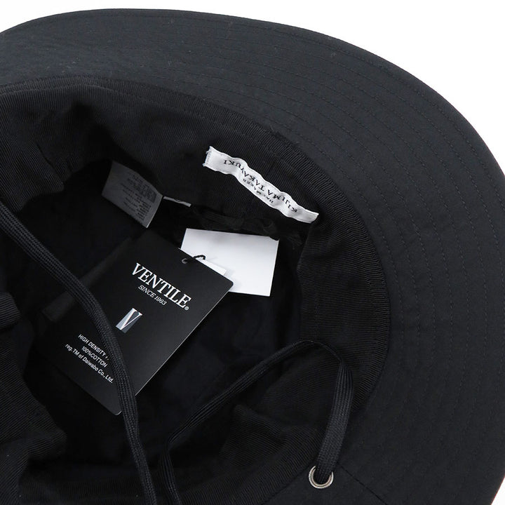 VENTILE SAFARI HAT (242705 Black) KIJIMA TAKAYUKI - A.I.R.