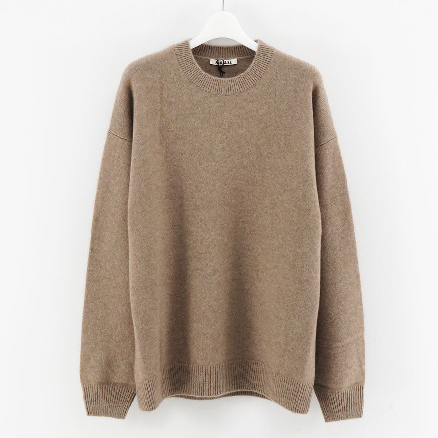 【AURALEE/오라리】<br> BABY CASHMERE KNIT P/O<br> A23AP03BC 