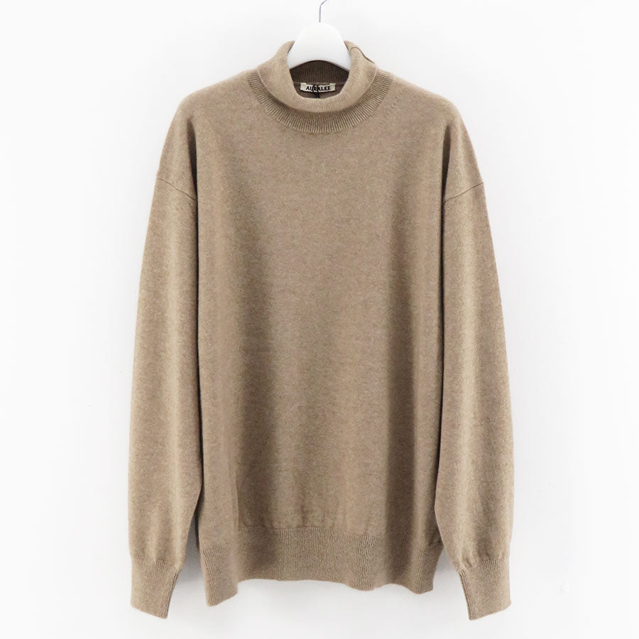 【AURALEE/オーラリー】<br>BABY CASHMERE KNIT TURTLE <br>A23AT04BC