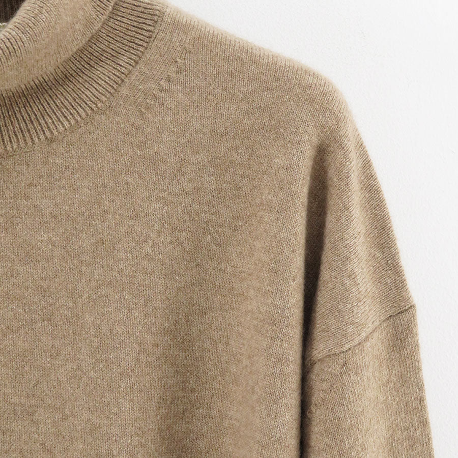 【AURALEE/オーラリー】<br>BABY CASHMERE KNIT TURTLE <br>A23AT04BC
