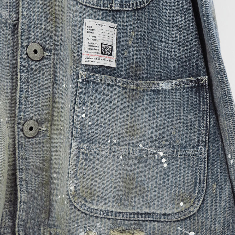 Maison MIHARA YASUHIRO/メゾン ミハラヤスヒロ】AGED CHORE JACKET 