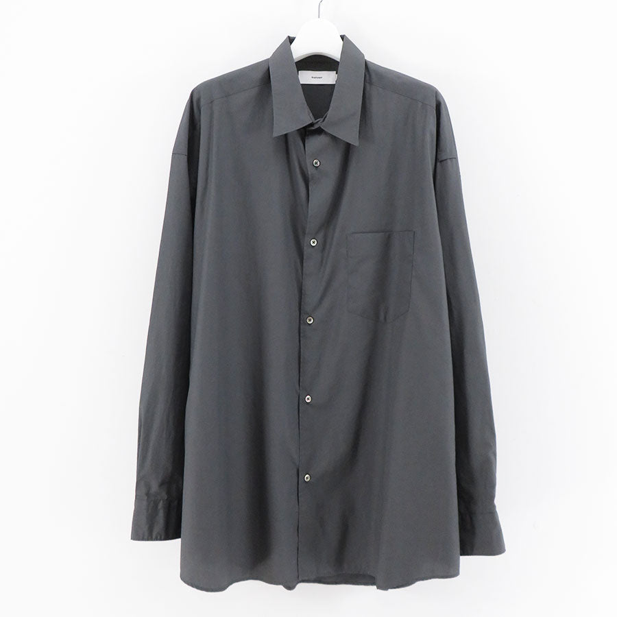 【Graphpaper/グラフペーパー】<br>Broad L/S Oversized Regular Collar Shirt <br>GM253-50001B