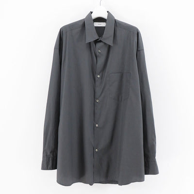 【Graphpaper/グラフペーパー】<br>Broad L/S Oversized Regular Collar Shirt <br>GM253-50001B