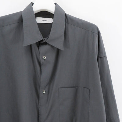 【Graphpaper/グラフペーパー】<br>Broad L/S Oversized Regular Collar Shirt <br>GM253-50001B
