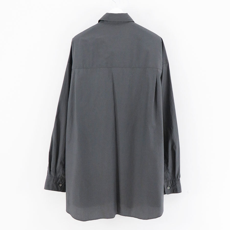 【Graphpaper/グラフペーパー】<br>Broad L/S Oversized Regular Collar Shirt <br>GM253-50001B
