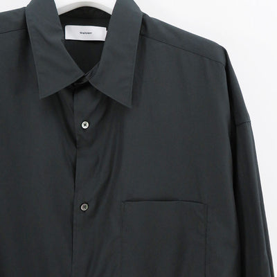 【Graphpaper/グラフペーパー】<br>Broad L/S Oversized Regular Collar Shirt <br>GM243-50001B