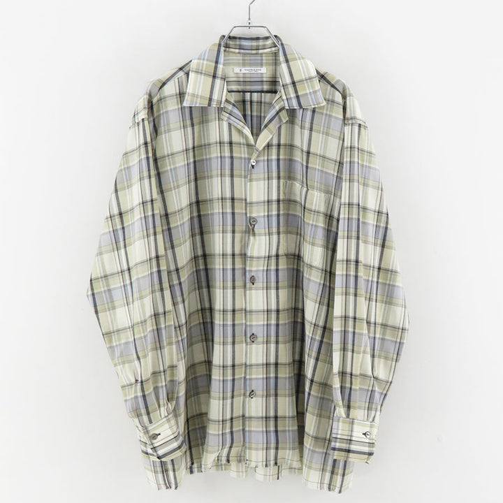 MAATEE&SONS/マーティーアンドサンズ】OPEN COLLAR フリンジ HWOOL