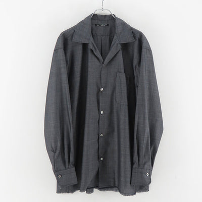 MAATEE&SONS/マーティーアンドサンズ】OPEN COLLAR フリンジ HWOOL