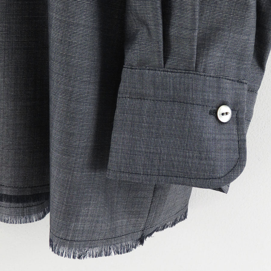 MAATEE&SONS/マーティーアンドサンズ】OPEN COLLAR フリンジ HWOOL
