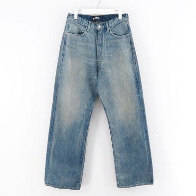 【AURALEE/オーラリー】<br>SELVEDGE FADED LIGHT DENIM PANTS <br>A23AP02DE