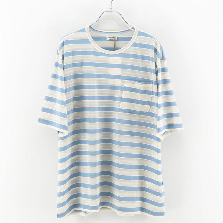 MAATEE&SONS/マーティーアンドサンズ】S/S BORDER POCLKET TEE 
