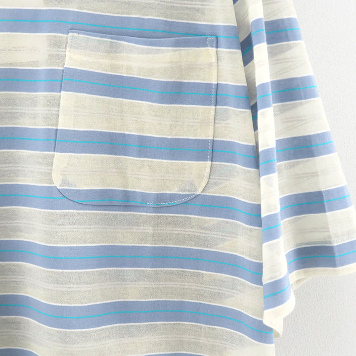 MAATEE&SONS/マーティーアンドサンズ】S/S BORDER POCLKET TEE 
