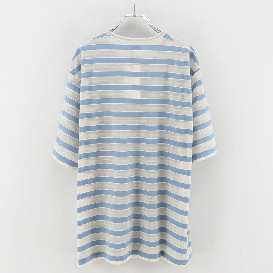 MAATEE&SONS/マーティーアンドサンズ】S/S BORDER POCLKET TEE 