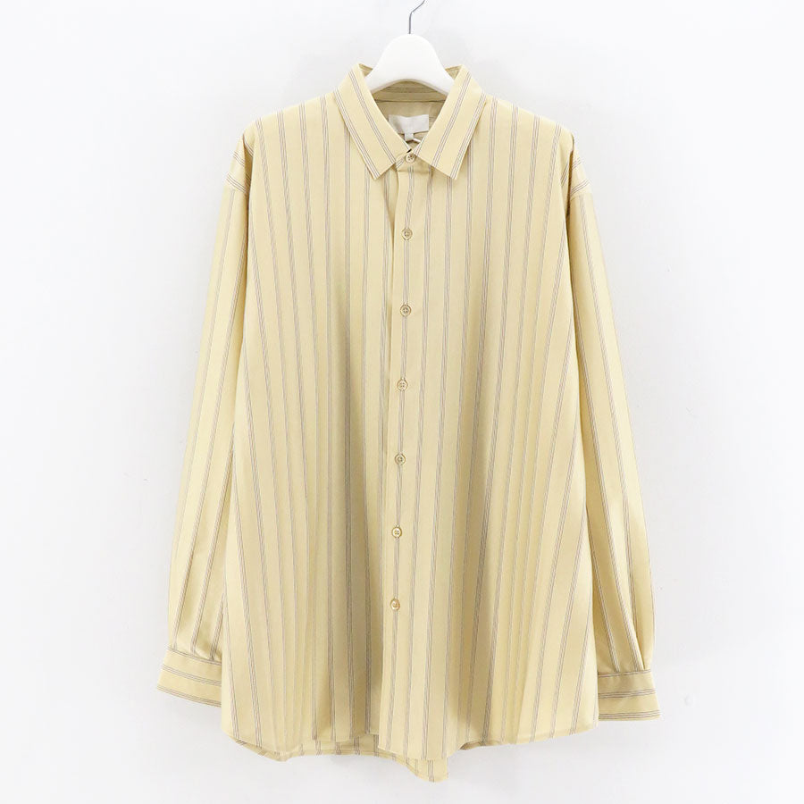 【KANEMASA PHIL./カネマサフィル】<br>46G Atmosphere Stripe Shirt <br>KM24A-024