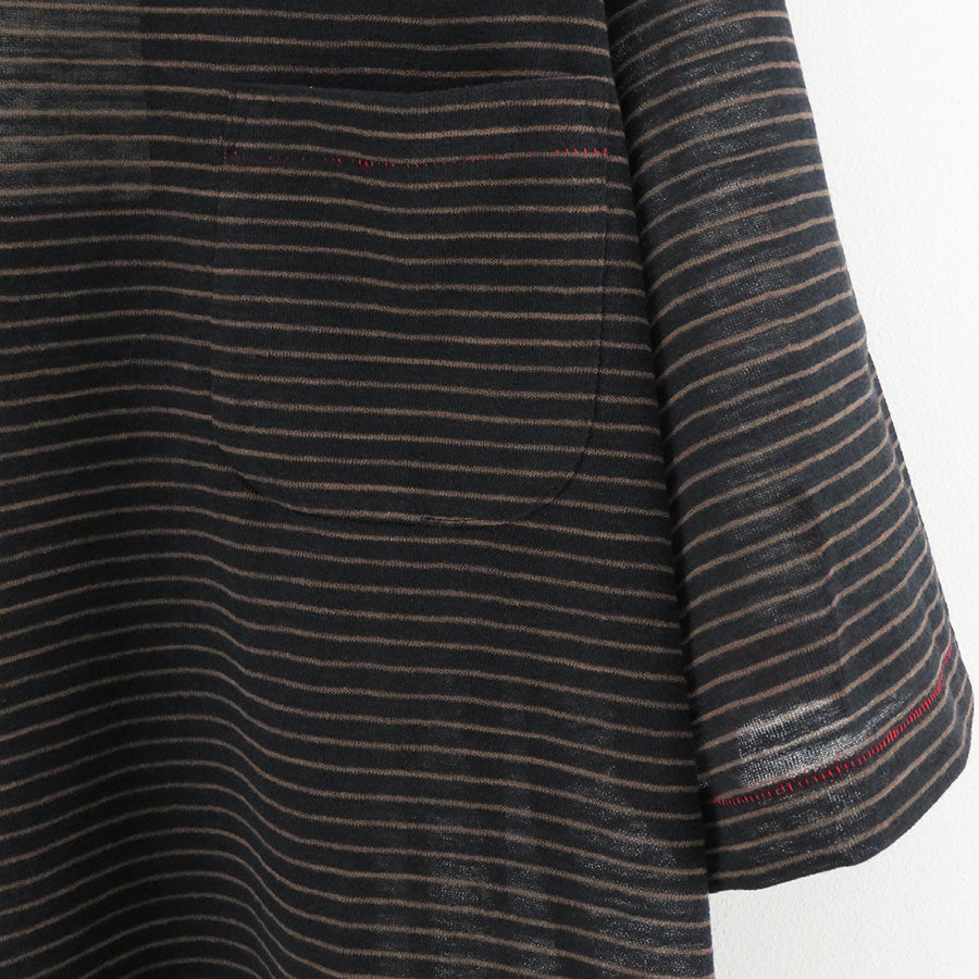 MAATEE&SONS/マーティーアンドサンズ】S/S BORDER POCKET TEE 