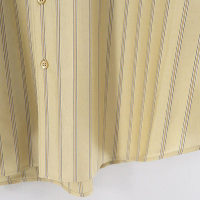 【KANEMASA PHIL./カネマサフィル】<br>46G Atmosphere Stripe Shirt <br>KM24A-024