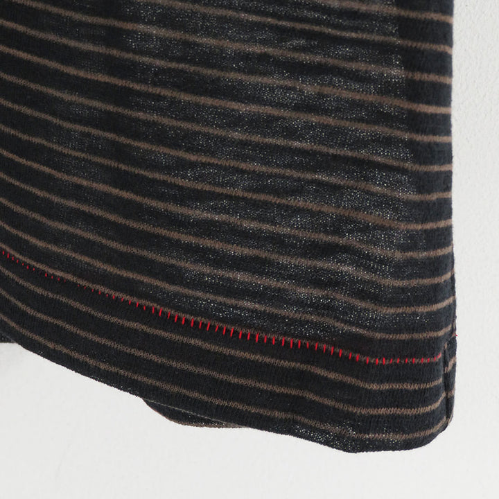 MAATEE&SONS/マーティーアンドサンズ】S/S BORDER POCKET TEE 