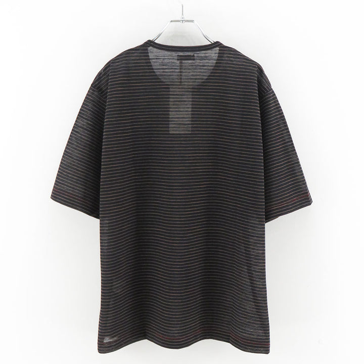 MAATEE&SONS/マーティーアンドサンズ】S/S BORDER POCKET TEE 