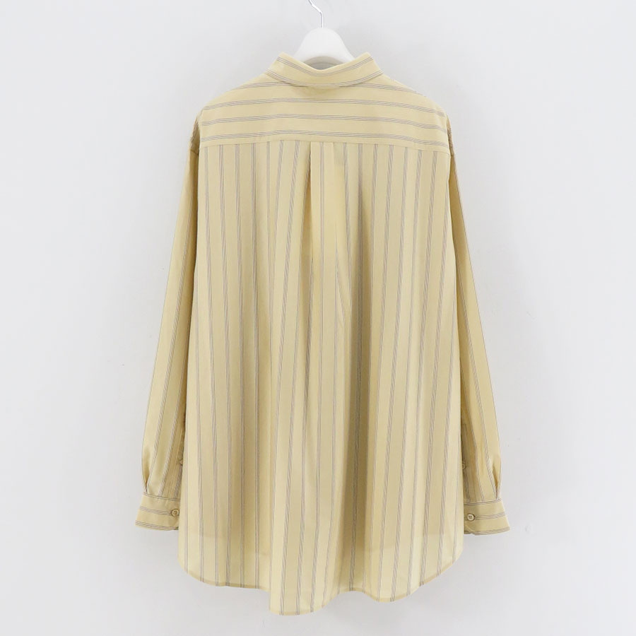 【KANEMASA PHIL./カネマサフィル】<br>46G Atmosphere Stripe Shirt <br>KM24A-024