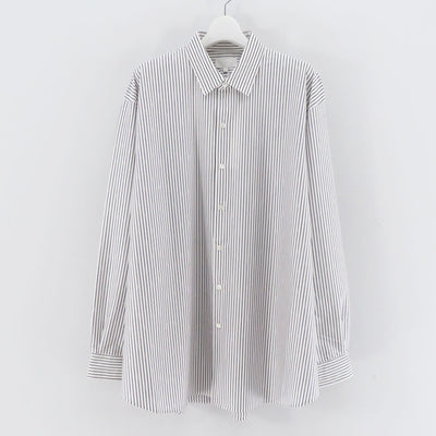 【KANEMASA PHIL./カネマサフィル】<br>46G Atmosphere Stripe Shirt <br>KM24A-024