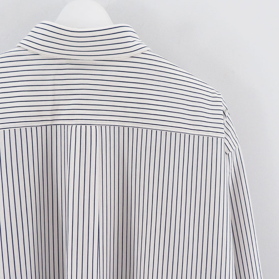 【KANEMASA PHIL./カネマサフィル】<br>46G Atmosphere Stripe Shirt <br>KM24A-024