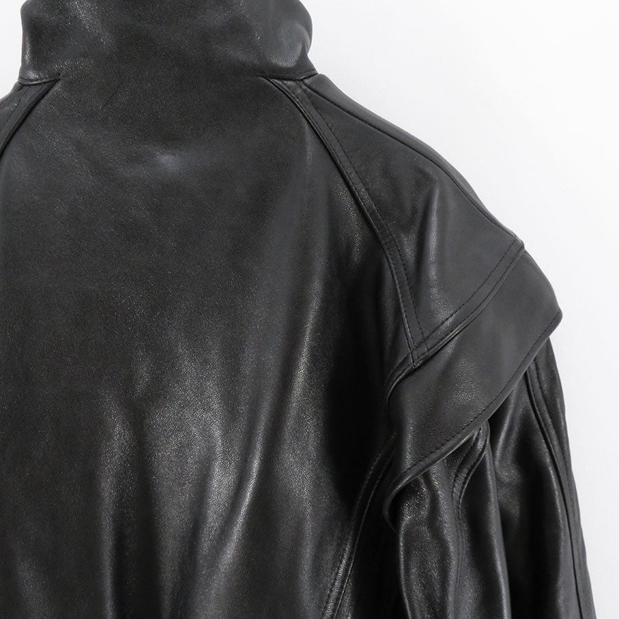 【doublet/ダブレット】<br>LEATHER TRACK JACKET <br/>24AW04BL190