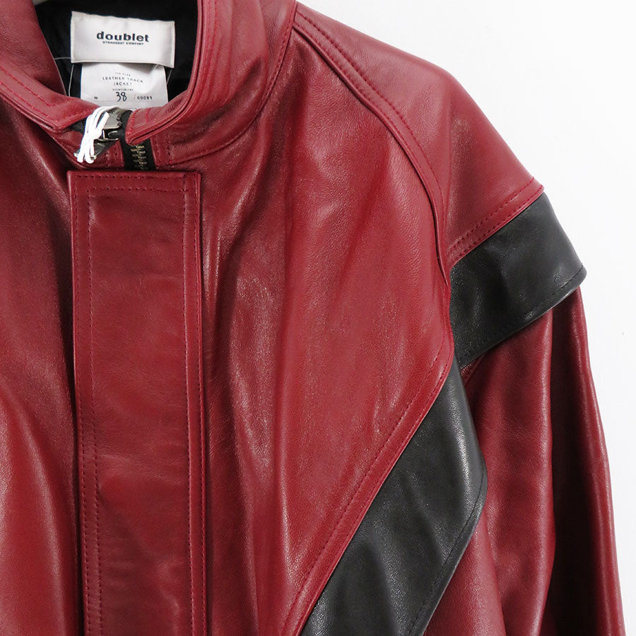 【doublet/ダブレット】<br>LEATHER TRACK JACKET <br/>24AW04BL190