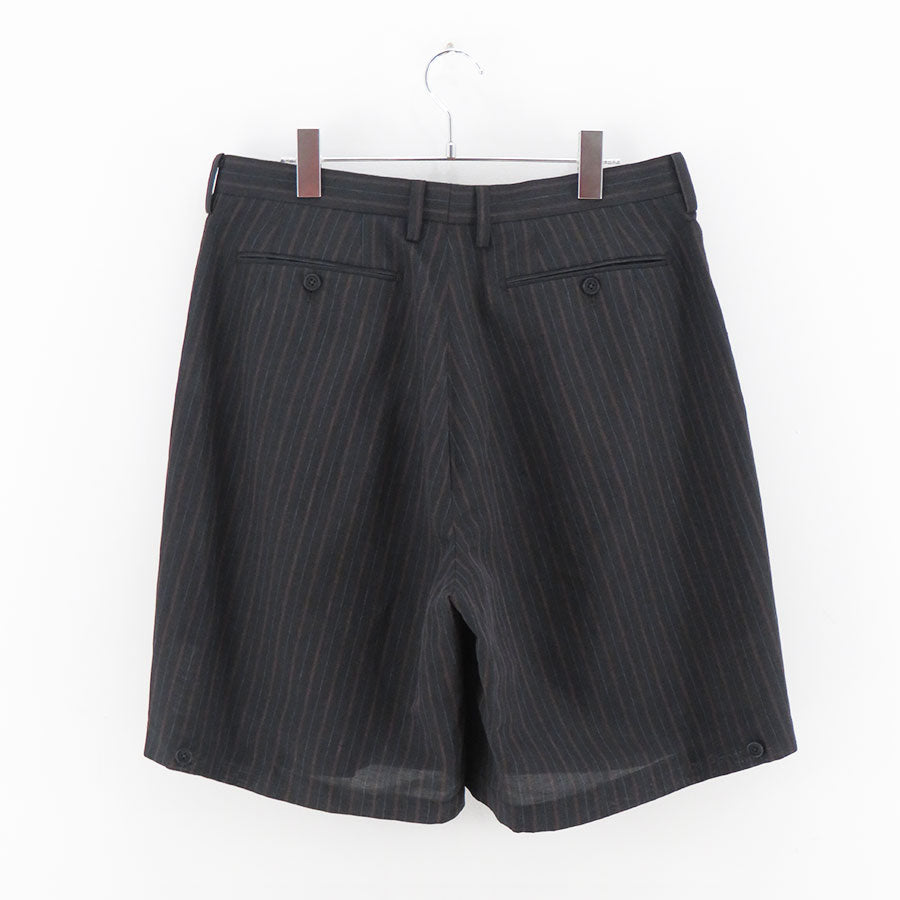 MAATEE&SONS/マーティーアンドサンズ】SHORT TROUSER / 強撚R,LI,PE