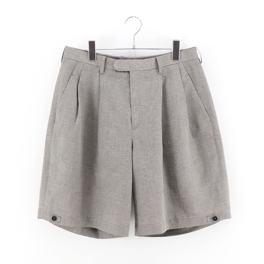 MAATEE&SONS/マーティーアンドサンズ】SHORT TROUSER / 強撚R,LI,PE