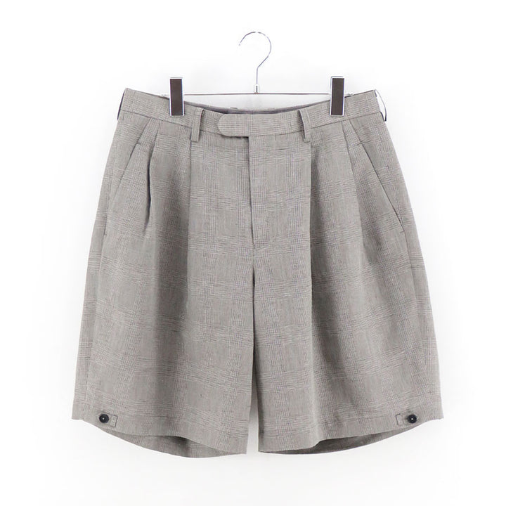 サイズ2 MAATEE&SONS SHORT TROUSER強撚R.LI.PE MAATEE&SONS/マーティーアンドサンズ】SHORT TROUSER / 強撚R,LI,PE