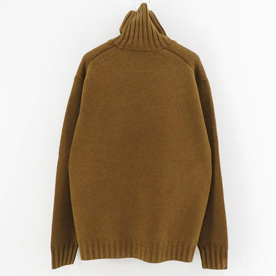 【AURALEE/オーラリー】<br>WASHED FRENCH MERINO KNIT TURTLE <br>A23AT03SW