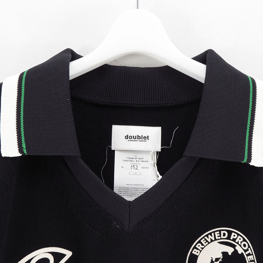 DOUBLET | Team Spiber V-Neck Football Sweater | Men | Lane
