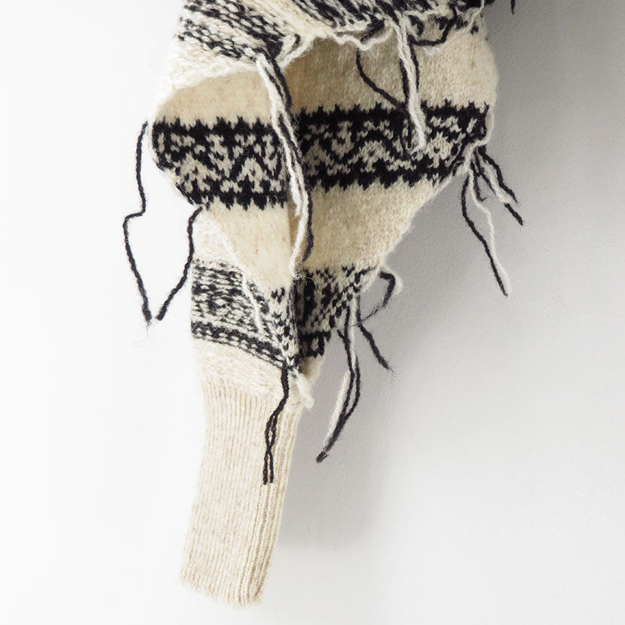 【Kota Gushiken/コウタグシケン】<br>Jumper-ish Scarf - Jamieson’s×Kota Gushiken <br>KGAW25-K05