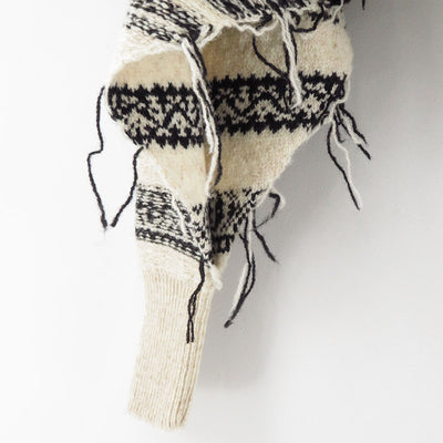 【Kota Gushiken/コウタグシケン】<br>Jumper-ish Scarf - Jamieson’s×Kota Gushiken <br>KGAW25-K05
