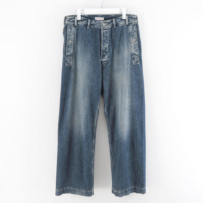 【NICENESS/ナイスネス】<br>I.MARR / I.マー (エイジドエフェクトデニムトラウザー) <br>NN-2202T16