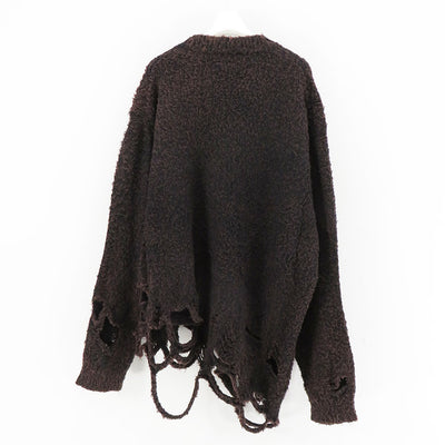 【doublet/ダブレット】<br>ZOMBIE SILHOUETTE KNIT CARDIGAN <br/>24AW55KN167