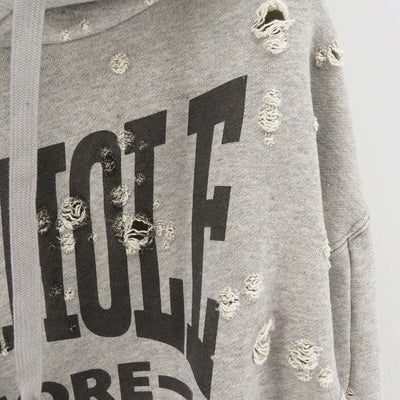 【doublet/ダブレット】<br>ZOMBIE SILHOUETTE HOODIE <br/>24AW36CS339