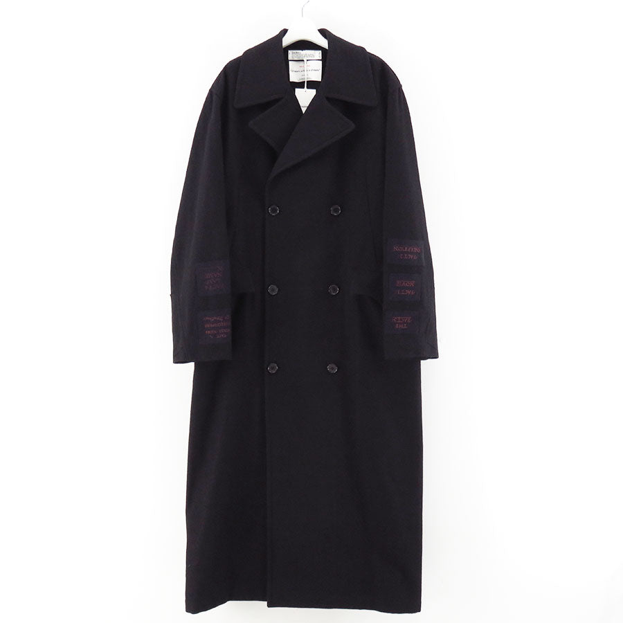 【DAIRIKU/ダイリク】<br>”BATMAN” Drape Long P-coat <br>25AWO7