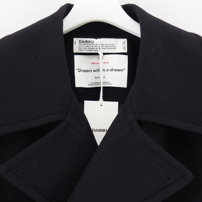 【DAIRIKU/ダイリク】<br>”BATMAN” Drape Long P-coat <br>25AWO7