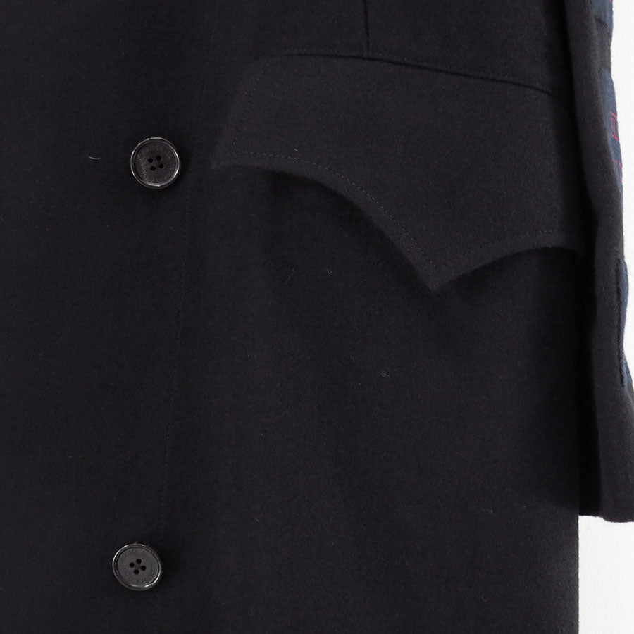 【DAIRIKU/ダイリク】<br>”BATMAN” Drape Long P-coat <br>25AWO7