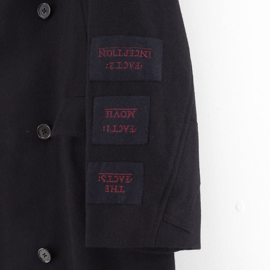 【DAIRIKU/ダイリク】<br>”BATMAN” Drape Long P-coat <br>25AWO7