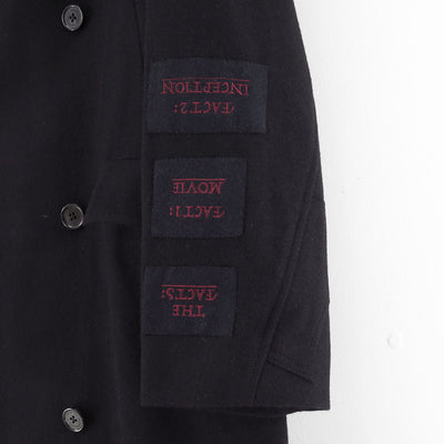 【DAIRIKU/ダイリク】<br>”BATMAN” Drape Long P-coat <br>25AWO7