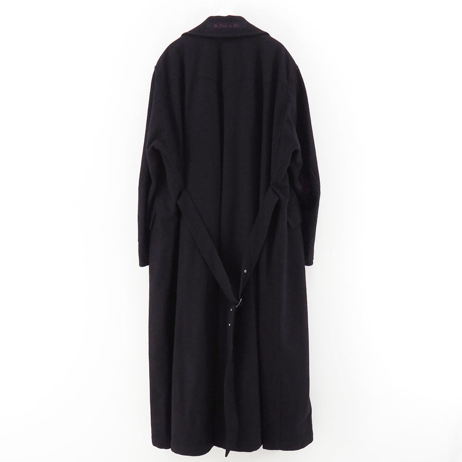 【DAIRIKU/ダイリク】<br>”BATMAN” Drape Long P-coat <br>25AWO7